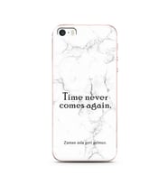 Iphone 5 Beyaz Mermer Söz Tasarımlı Telefon Kılıfı