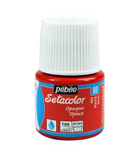 Pebeo Setacolor Opak Kumaş Boyası 80 Red