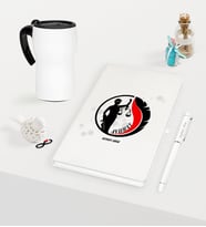 BK Gift Kişiye Özel Avukat Temalı Beyaz Defter Kalem ve Termos Mug Seti - 14 (Model 1)