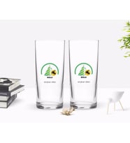 BK Gift Kişiye Özel Renkli Baskılı Bolu Tasarımlı Turistik İkili Rakı Bardağı Seti-1 (Beyaz)
