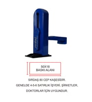 Cep Kaşe Sırdaş 80  Kişiye Özel Şirket Kaşesi