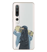 Kaykay Kız Tasarım Süper Şeffaf Silikon Telefon Kılıfı Xiomai Mi10- Mi 10 Pro