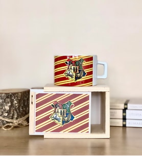 Hogwarts Tasarımlı Kutulu Kupa