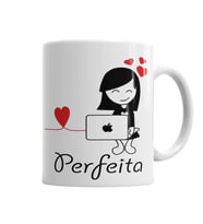 Para Casal Conexao Perfeita Kupa Bardak Porselen