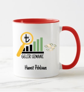 Gelir Uzmanı Kupa Bardağı Kırmızı