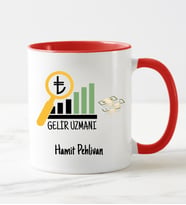 Gelir Uzmanı Kupa Bardağı Kırmızı
