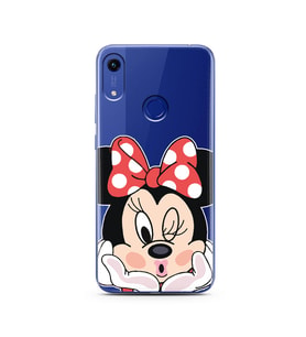 Minne Tasarımlı Süper Şeffaf Silikon Telefon Kılıfı Huawei Honor 8A