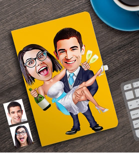 BK Gift Kişiye Özel Evleniyoruz Karikatürlü Defter-4
