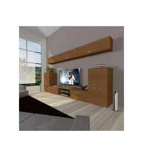 Decoraktiv Eko 9 Mdf Dvd Tv Ünitesi Tv Sehpası (Ceviz)