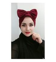Kadın Fiyonklu Çift Taraflı Bone (Bordo)