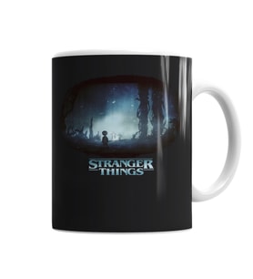 Stranger Things Black Kupa Bardak Porselen