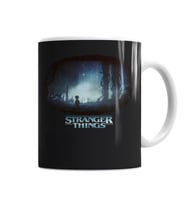 Stranger Things Black Kupa Bardak Porselen