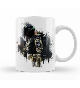 Rainbow  Six Siege Ela Kupa Bardak Porselen