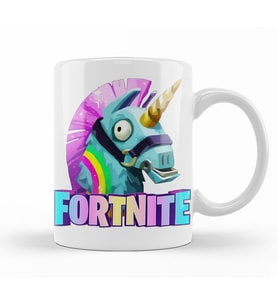 Fortinite Unicorn Shirt  Unicornio Fortinite Kupa Bardak Porselen