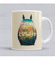 Forest Dream Totoro Kupa Bardak Porselen