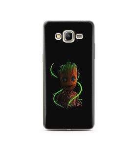 Baby Groot Tasarım Süper Şeffaf Silikon Telefon Kılıfı Samsung Grand Prime
