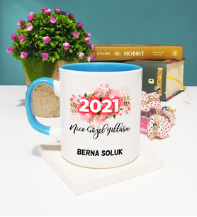 Nice Güzel Yıllara 2021 Yılbaşı Hediyesi Kupa Bardak Mavi
