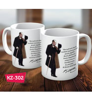 Mustafa Kemal Atatürk Hediye Kupa Bardak