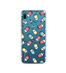 Smoty Tasarımlı Süper Şeffaf Silikon Telefon Kılıfı Huawei Y6 Prime (2019)