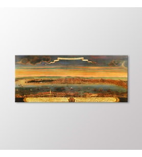 Arty Tablo İstanbul Panoraması Tablo (Karışık)