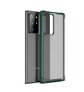 Galaxy Note 20 Ultra Kılıf Zore Volks Silikon Kılıf (Koyu Yeşil)