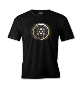 Assassin's Creed 5 Siyah Erkek Tshirt