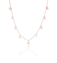 Söğütlü Silver Gümüş rose kısmet şans kolyesi