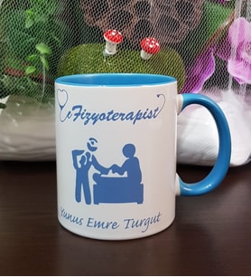 Kişiye Özel Fizyoterapist Kupa Mavi