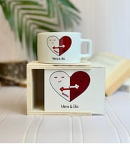 Kişiye Özel Best Friends Forover Tasarımlı Kutulu Kupa