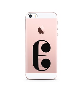Iphone 5s Harf Tasarımlı Telefon Kılıfı E-Harfi 