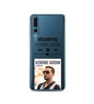 Oğuzhan Koç Mp3 Tasarımlı Süper Şeffaf Silikon Telefon Kılıfı Huawei P20 Pro  