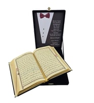 Orta Boy Damat Bohçası Plaketli Kuranı Kerim
