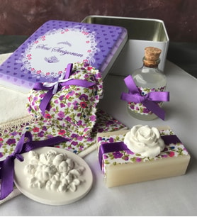 Sevgiliye Lila Set, Sevgililer Günü, Seni Seviyorum, Banyo Seti, Geçmiş Olsun, Anneye Hediye, Anneler Günü, Doğum Günü Hediyesi