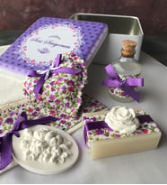 Sevgiliye Lila Set, Sevgililer Günü, Seni Seviyorum, Banyo Seti, Geçmiş Olsun, Anneye Hediye, Anneler Günü, Doğum Günü Hediyesi