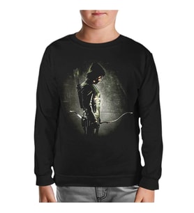 Arrow Siyah Çocuk Sweatshirt
