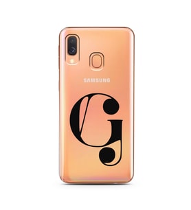 Samsung A40 Harf Tasarımlı Telefon Kılıfı G-Harfi 