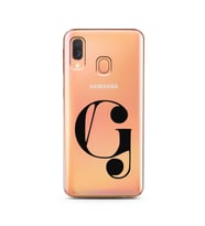 Samsung A40 Harf Tasarımlı Telefon Kılıfı G-Harfi 