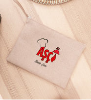 Aşçı Keten Bez El Çantası