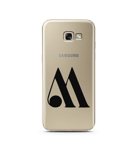 Samsung A5 (2017) Harf Tasarımlı Telefon Kılıfı M-Harfi 