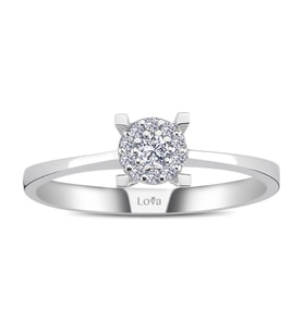 Lova 0,50 Karat Tektaş Görünümlü Pırlanta Yüzük - 1020317