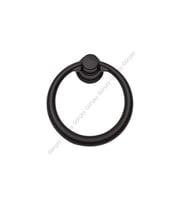 Çekmece Kapak Kulpu Halka 40 mm Siyah - 2 Adet