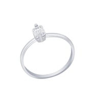 Diamond Line-Gülaylar Altın 14 Ayar Baget Taşlı Yüzük