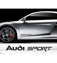 Audi Quattro Yan Kapı Alt Yazısı Sticker Oto Etiket 2 adet