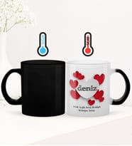 BK Gift Kişiye Özel Sevgili İsim Anlamı Sihirli Cam Kupa Bardak - 1