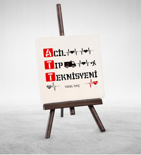 BK Gift Kişiye Özel Mesleki Acil Tıp Teknisyeni Şovaleli Doğal Taş  3