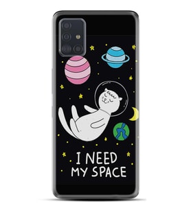 Kılıfland Samsung Galaxy A31 Kılıf Silikon Resimli Kapak I Need My Space Stok 918