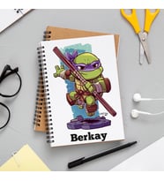 Ninja Kaplumbağalar Defteri Kişiye Özel