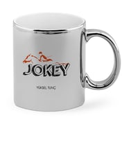 BK Gift Kişiye Özel Mesleki Jokey Krom Kupa Bardak  1