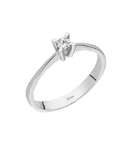 Sirius E Renk 0,12 Karat Pırlanta Tektaş Yüzük 0717R0252
