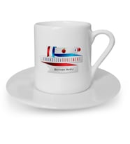 BK Gift Kişiye Özel Fransızca Öğretmeni Türk Kahvesi Fincanı  1